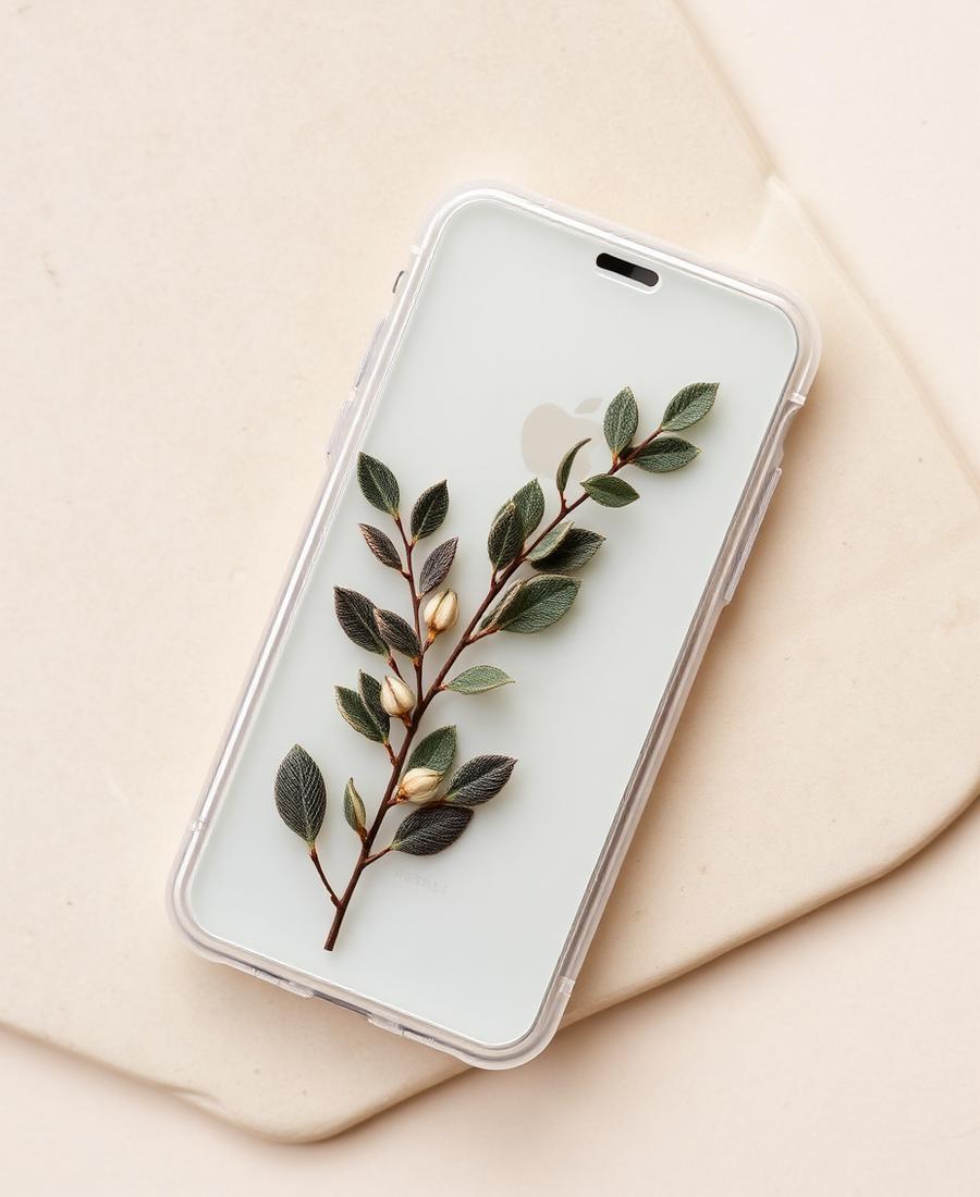 Pressed Botanical Clear in Sage